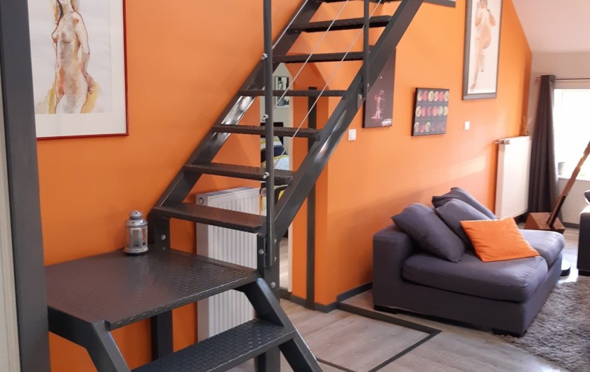 Location de vacances - Appartement à Beaune - Accès au coin nuit