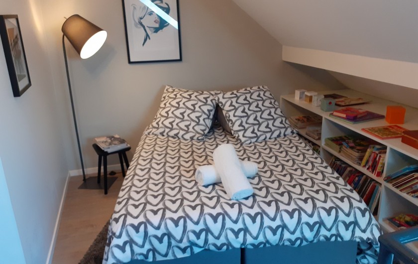 Location de vacances - Appartement à Beaune - Coin sommeil en mezzanine