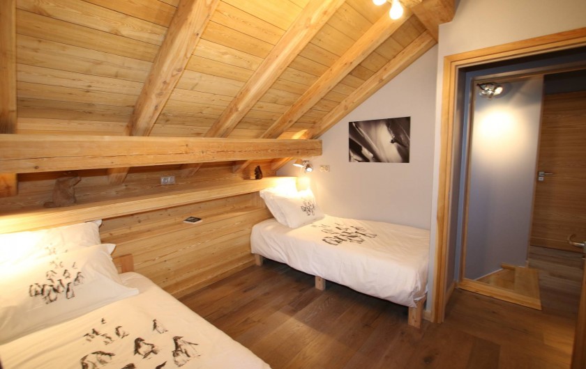 Location de vacances - Appartement à La Salle-les-Alpes - Chambre 5  2 lits + 1 lit tiroir