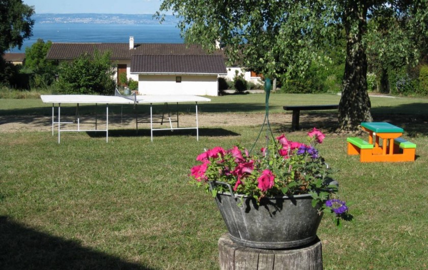 Location de vacances - Chalet à Excenevex - Pétanque + ping-pong