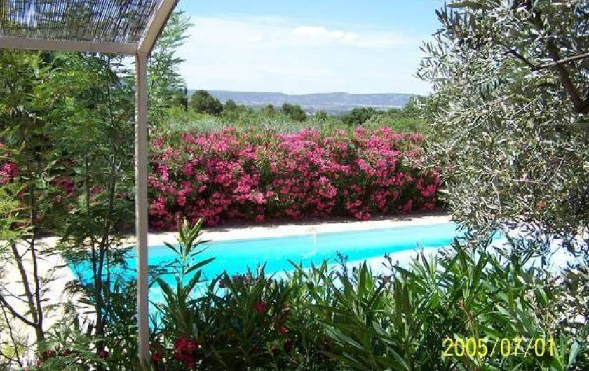 Location de vacances - Maison - Villa à Mérindol - Piscine et lauriers roses