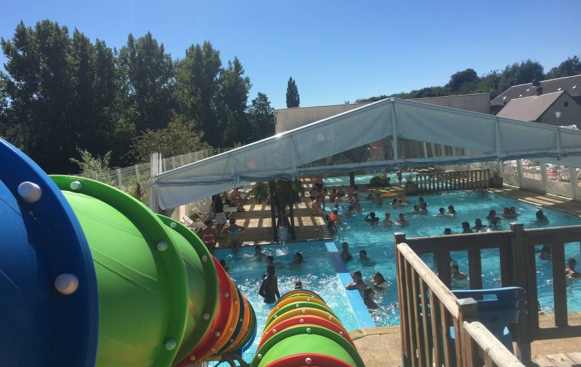 les toboggans de la piscine installés en 2016