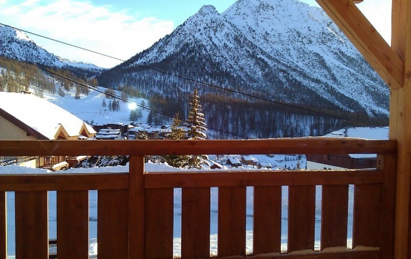 Location de vacances - Chalet à Montgenèvre - Vue chambre bas