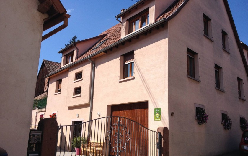Location de vacances - Appartement à Orschwiller - Notre maison avec les gites au second étage