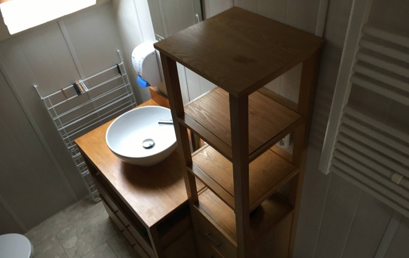 Location de vacances - Appartement à Orschwiller - Salle de bain coté DUPLEX