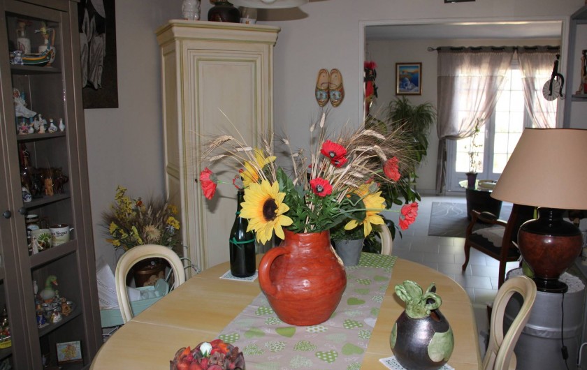 Location de vacances - Villa à Monteux - SALLE A MANGER table/chaises 6 places