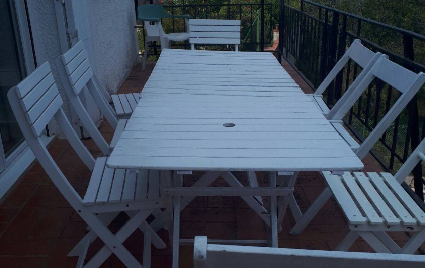 Location de vacances - Villa à Lloret de Mar - terrasse du haut