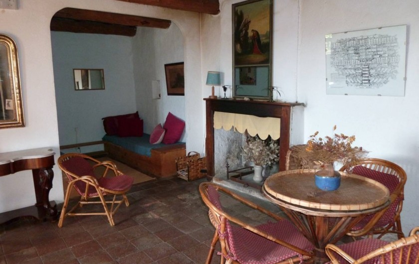 Location de vacances - Mas à Saint-Roman-de-Codières - Le salon