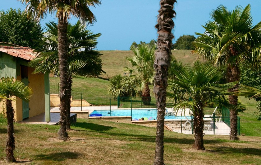 Location de vacances - Villa à Sauvelade - Grande piscine  (12 x 6 m)