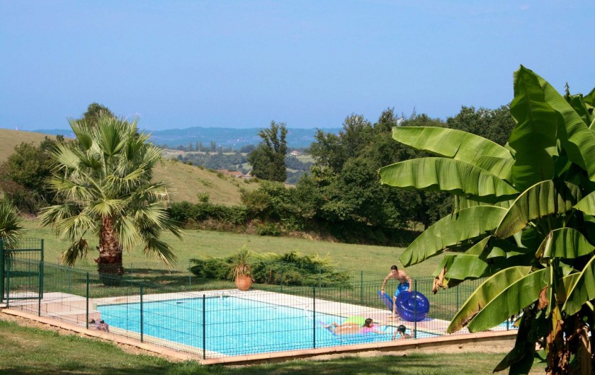 Location de vacances - Villa à Sauvelade - Grande piscine  (12 x 6 m)