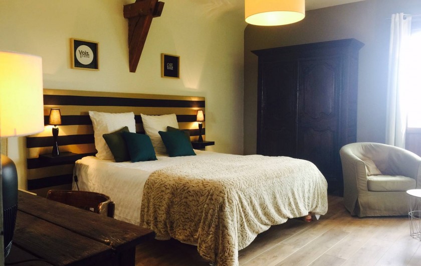 Location de vacances - Villa à Sauvelade - Chambre double  " Voyez grand "