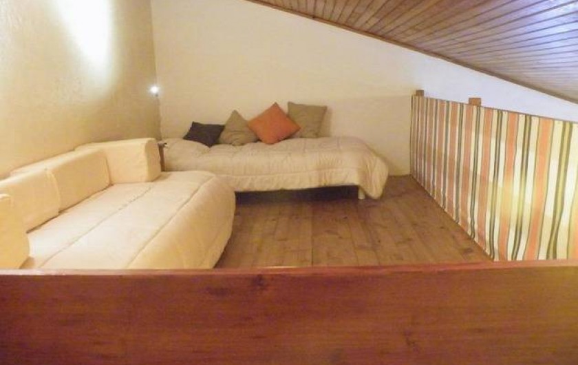 Location de vacances - Appartement à Les Angles - Tout en haut, espace bien apprécié des jeunes