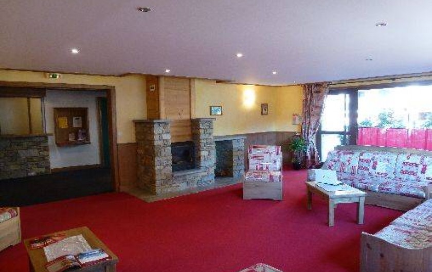 Location de vacances - Appartement à Aussois - Salon commun avec accès WIFI
