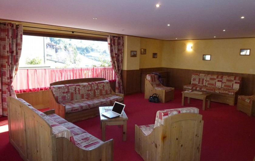 Location de vacances - Appartement à Aussois - Salon commun avec accès WIFI