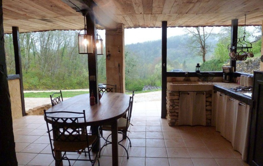 Location de vacances - Villa à Auriac-du-Périgord - CUISINE EXTERIEUR