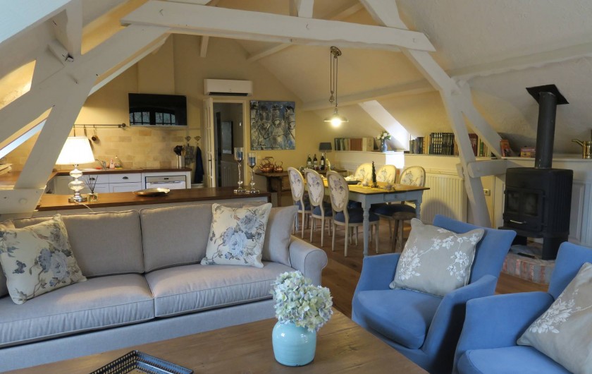 Location de vacances - Villa à Auriac-du-Périgord - COIN SALON