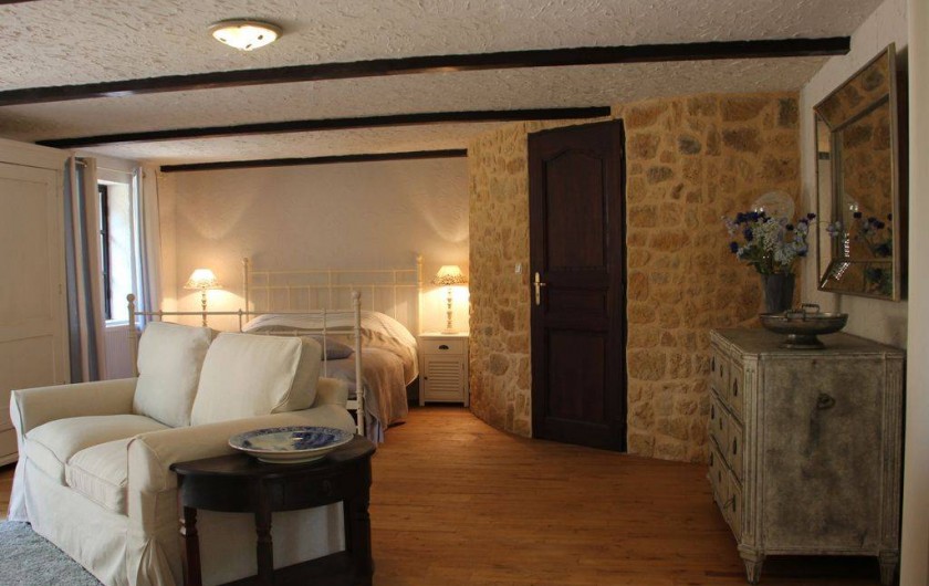 Location de vacances - Villa à Auriac-du-Périgord - CHAMBRE AU REZ-DU-CHAUSSEE
