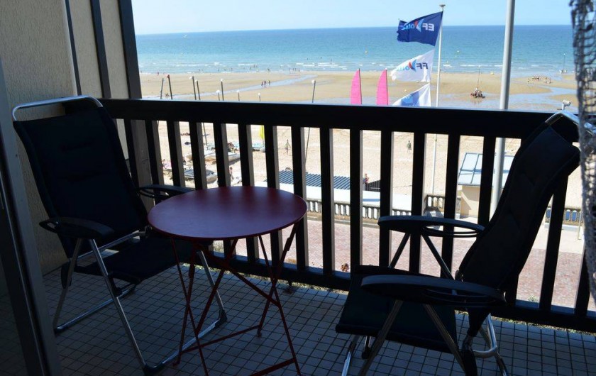 Location de vacances - Appartement à Cabourg - vue du balcon