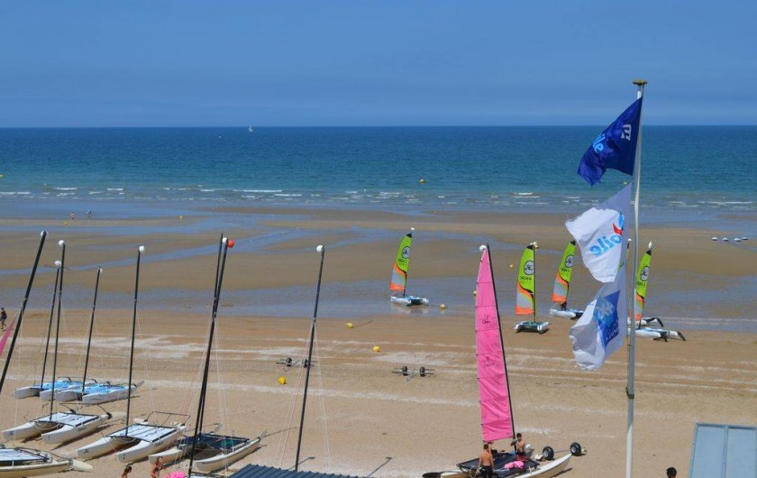Location de vacances - Appartement à Cabourg - vue du balcon