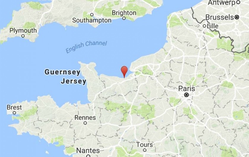 Location de vacances - Appartement à Cabourg - Situation de Cabourg