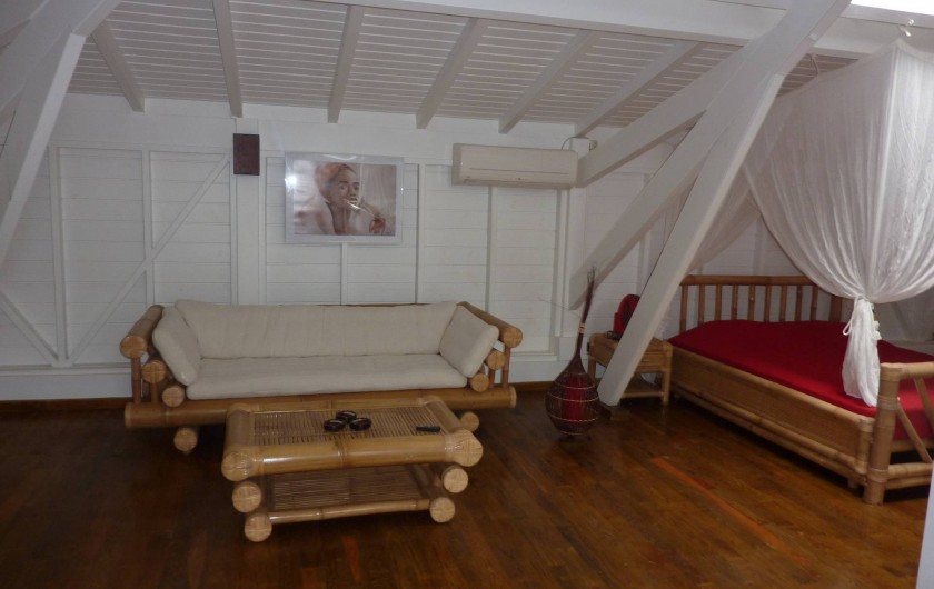 Location de vacances - Villa à Saint-François - salon mezzanine