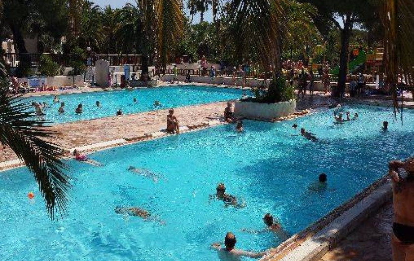 Location de vacances - Camping à Fréjus - Bassins La Baume