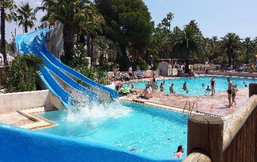 Location de vacances - Camping à Fréjus - Bassins La Baume