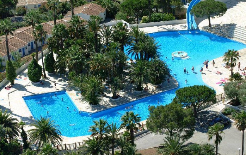 Location de vacances - Camping à Fréjus - Bassins La Palmeraie