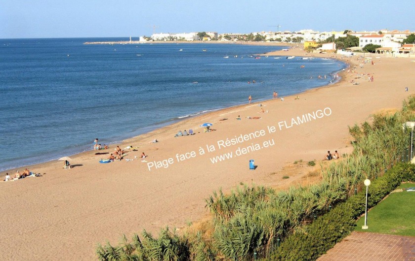 Location de vacances - Appartement à Dénia - Plage face à la Résidence