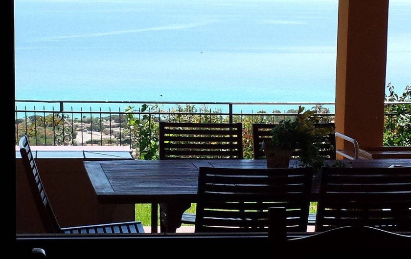 Location de vacances - Villa à Costa Rei - Vue imprenable  en relax