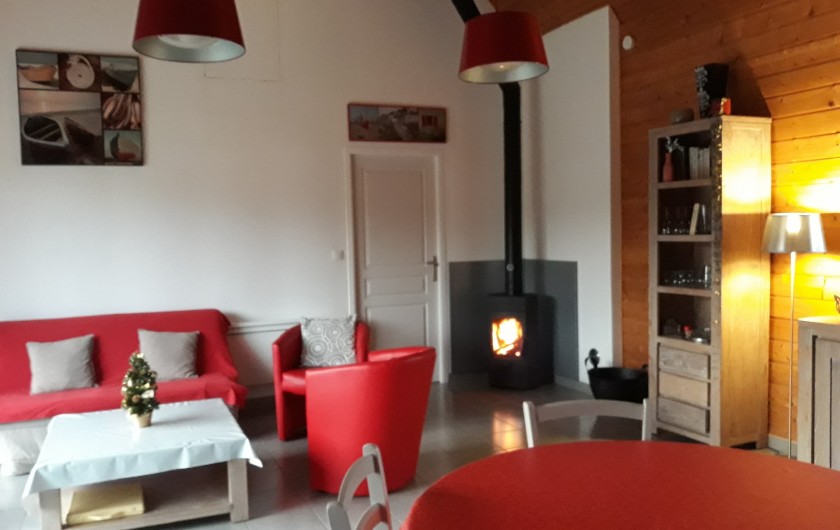 Location de vacances - Gîte à Brélès - Le coin salon.