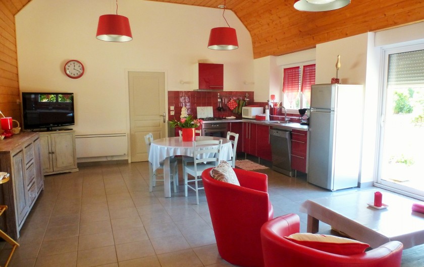 Location de vacances - Gîte à Brélès - Aperçu de la pièce de vie.