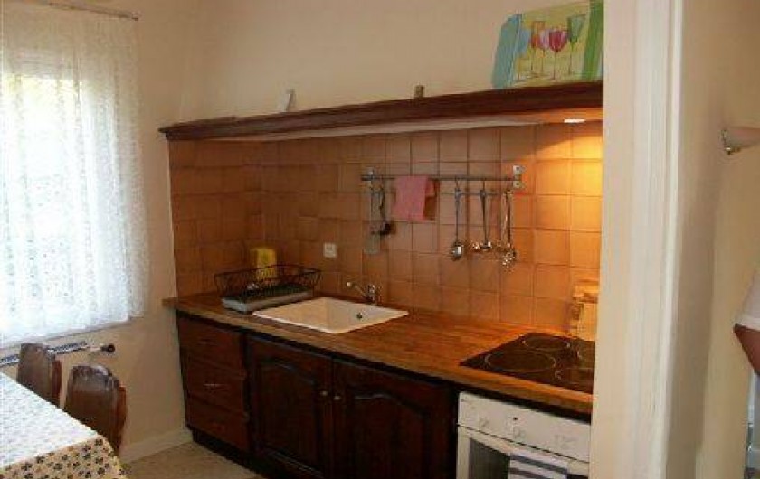 Location de vacances - Appartement à Vence - Cuisine avec four, lave vaisselle, microonde etc.