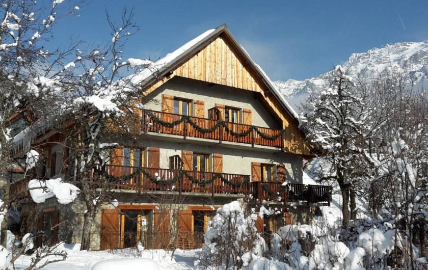 Location de vacances - Chalet à Vaujany - Chalet Solneige in winter