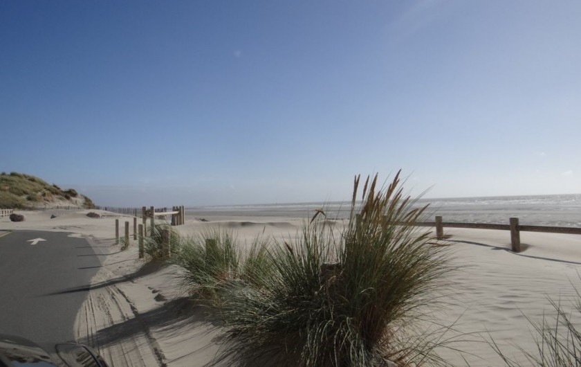 Location de vacances - Appartement à Fort-Mahon-Plage - Plage de 17 Kms où vous pouvez faire du char à voile.