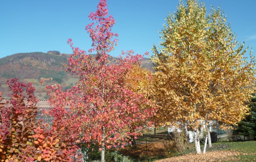 Location de vacances - Chalet à Theys - paysage automne