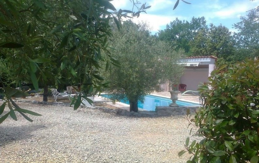Location de vacances - Villa à Labeaume - piscine