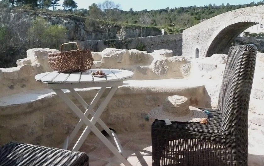 Location de vacances - Appartement à Lagrasse - Balcon/Terrace