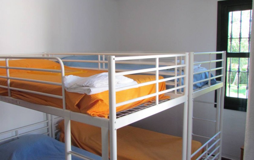 Location de vacances - Villa à Matalascañas - Chambre enfants à l'étage 2 literies soit 4 couchages