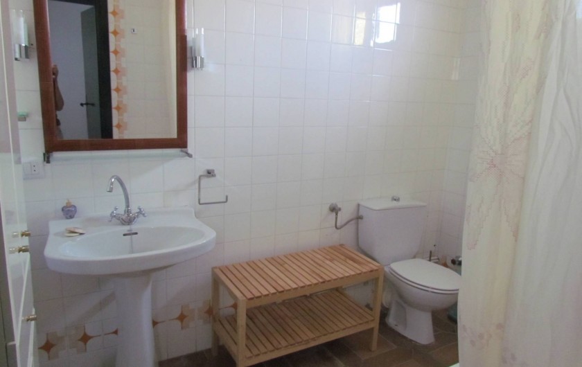 Location de vacances - Villa à Matalascañas - Salle de bains à l'étage avec toilettes