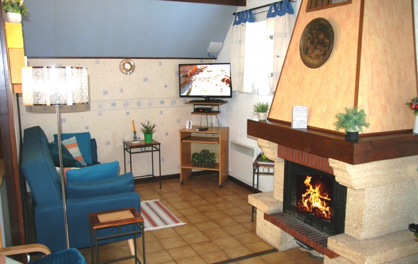Location de vacances - Gîte à Artalens-Souin - Salon gîte 2 le Gabizos