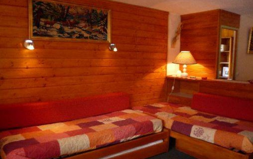 Location de vacances - Appartement à Les Menuires - Pièce de vie : coin montagne