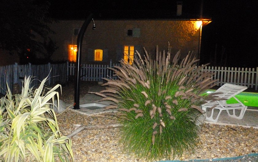 Location de vacances - Maison - Villa à Curac - Vue de nuit éclairage