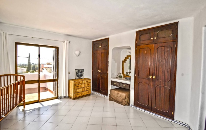 Location de vacances - Villa à Sesmarias - Vue de la chambre double du 1er étage