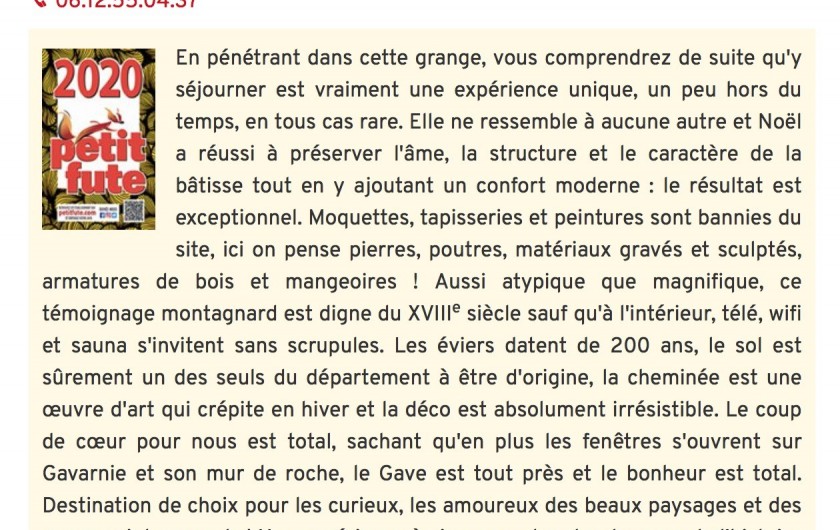 Location de vacances - Chalet à Gavarnie