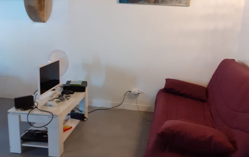 Location de vacances - Appartement à Roussillon-en-Morvan - Salon