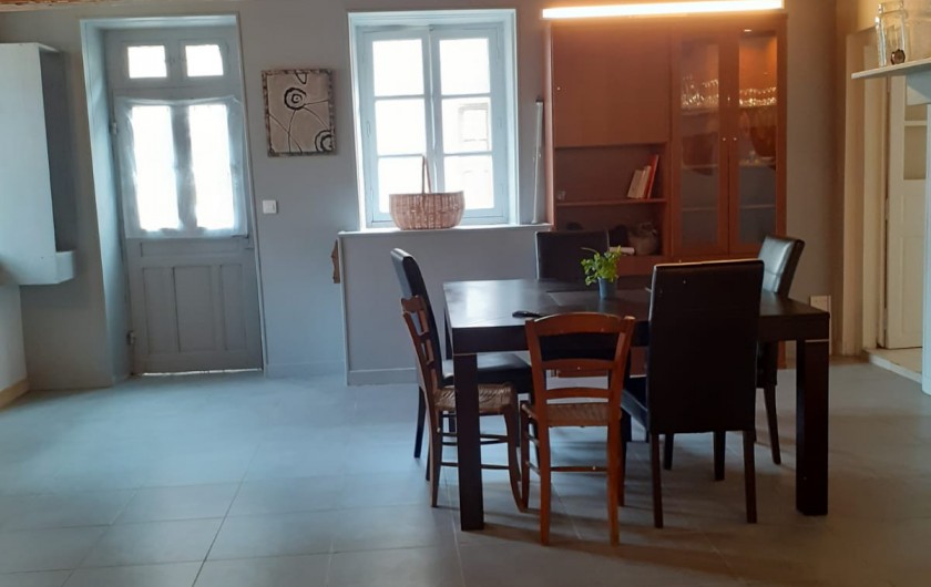 Location de vacances - Appartement à Roussillon-en-Morvan - Salle à manger