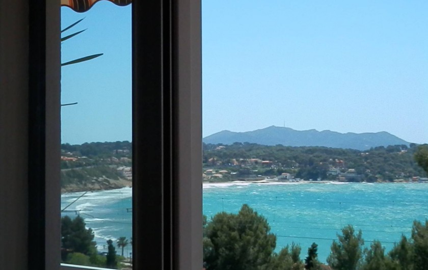 Location de vacances - Appartement à Bandol - VUE DU BALCON  APPARTEMENT n)1