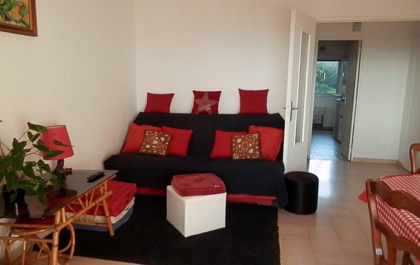 Location de vacances - Appartement à Bandol - Salon Séjour appartement N2