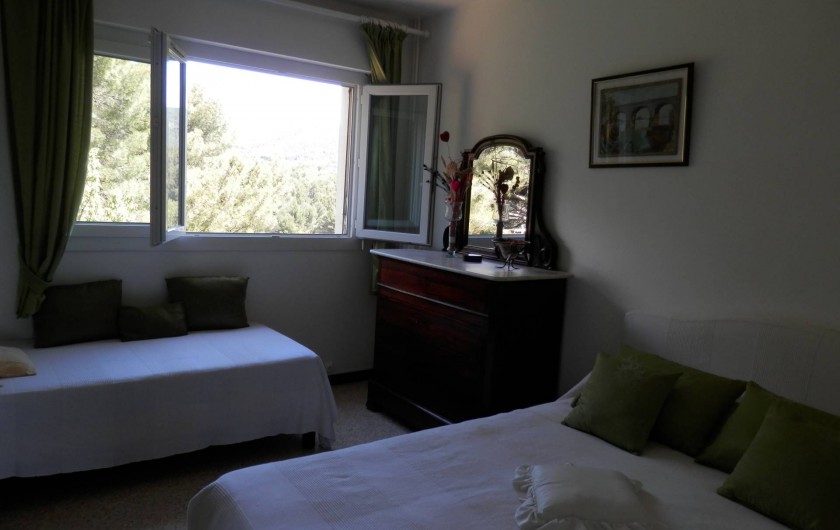 Location de vacances - Appartement à Bandol - chambre N°1 appartement N1
